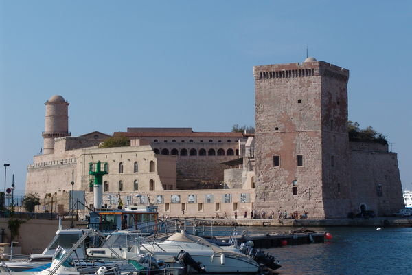 Entrance to the harbour of Marseille