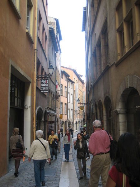 The streets of Vieux Lyon