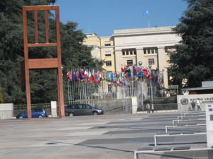 United Nations and the Giant Chair
