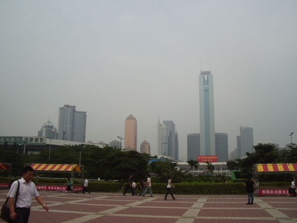 skyline in Guangzhou