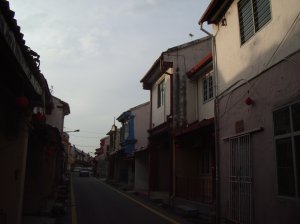 side street in Melaka
