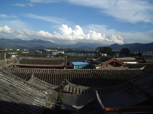 View from our hostel - Lijiang