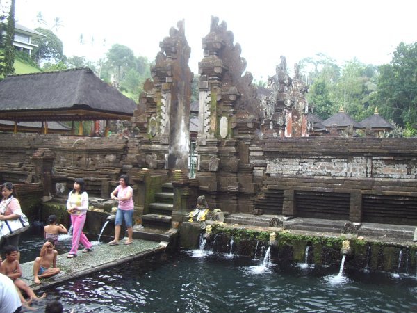 temple built on a natural spring