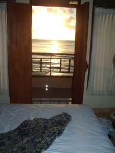 sunrise from my room - ocean front