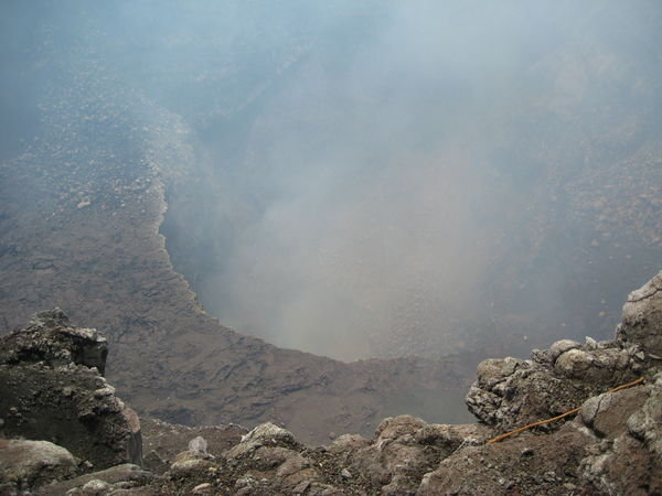 Volcano - steaming and smelly!