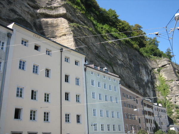 Buildings in Rock
