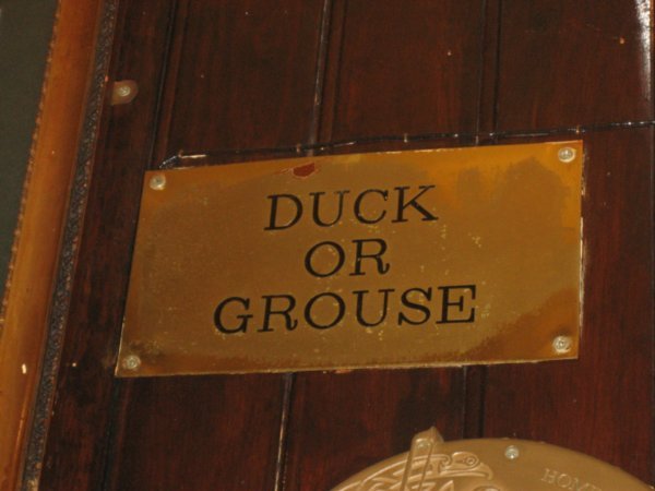 Duck or Grouse?