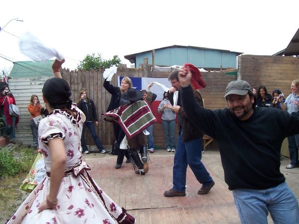 Directors dancing the cueca