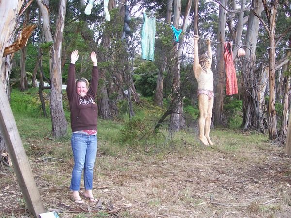 The sculpture trail at Lorne