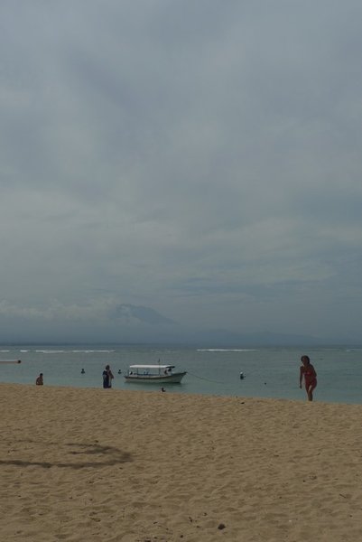 Sanur beach scene