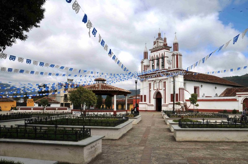 Village square near San Cristob localsal