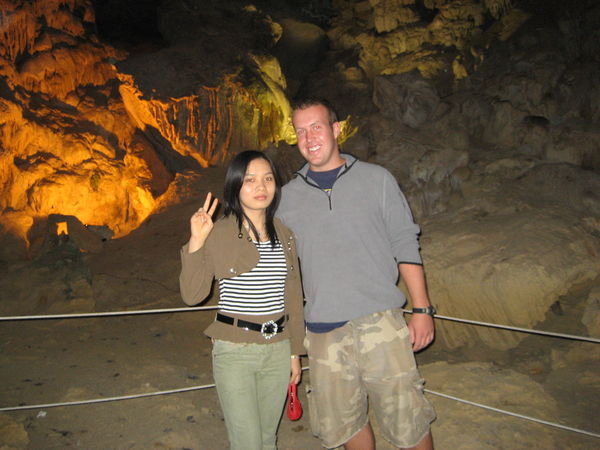 Jen and I in Caves