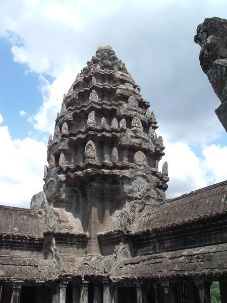 The tippy top of the Angkor Wat