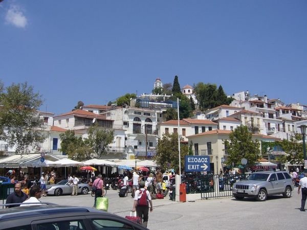 the port of skiathos