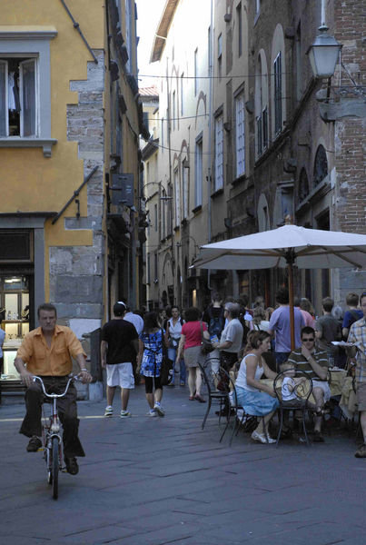 The streets of Lucca