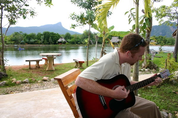 Rob, guitar, and paradise
