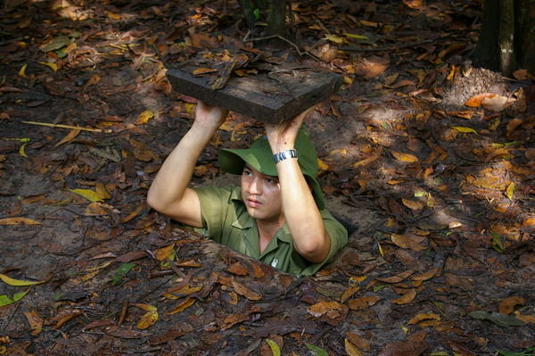 Spider Hole at Cu Chi Tunnels
