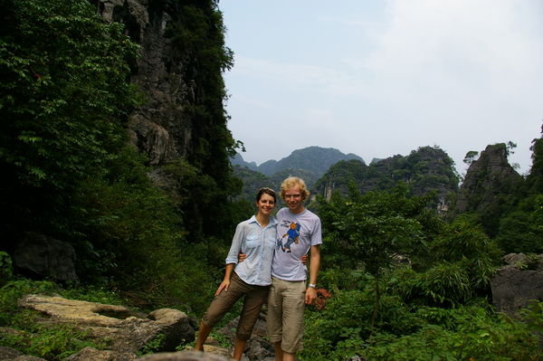 Both of us at the top of a karst pass