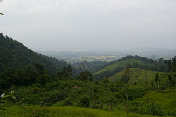 Looking over Muang Sing valley