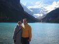 Nelly & Mhairi at Lake Louise