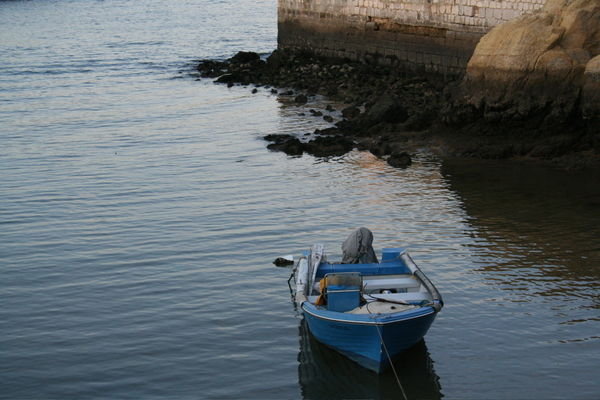 Boat Moored Beneath the Fort