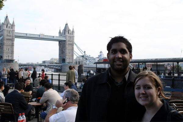 Brian and I at Tower Bridge