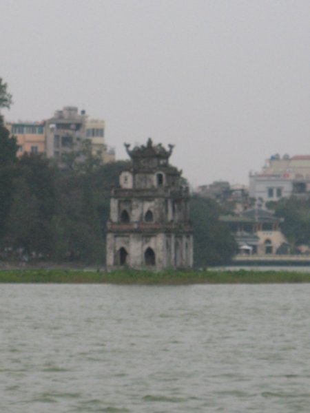 Turtle Pagoda, Hoan Kiem Lake
