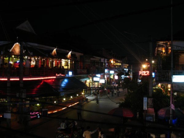 Bar Street at Night