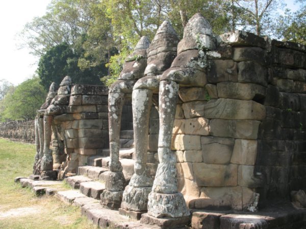 North end of Terrace of Elephants