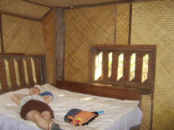 Sheena's bed in Pai hut