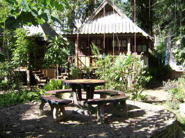 our hut again