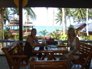 Me and Belinda (english teacher) at coco restaurant