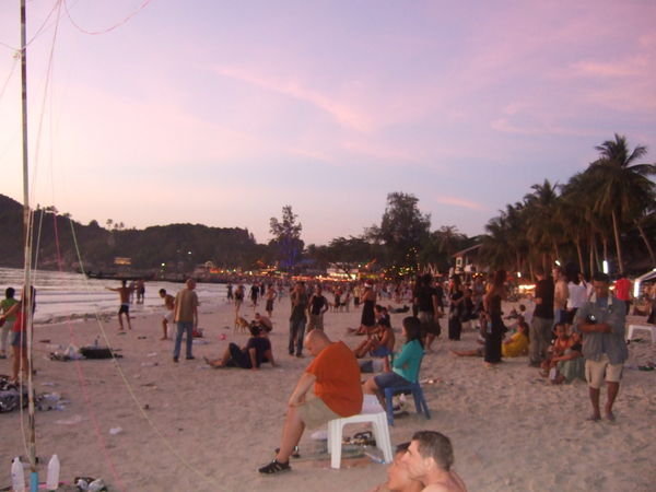 The ugly truth of the full moon party after sunrise ha ha