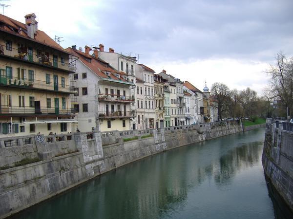 The view of Ljubljanica