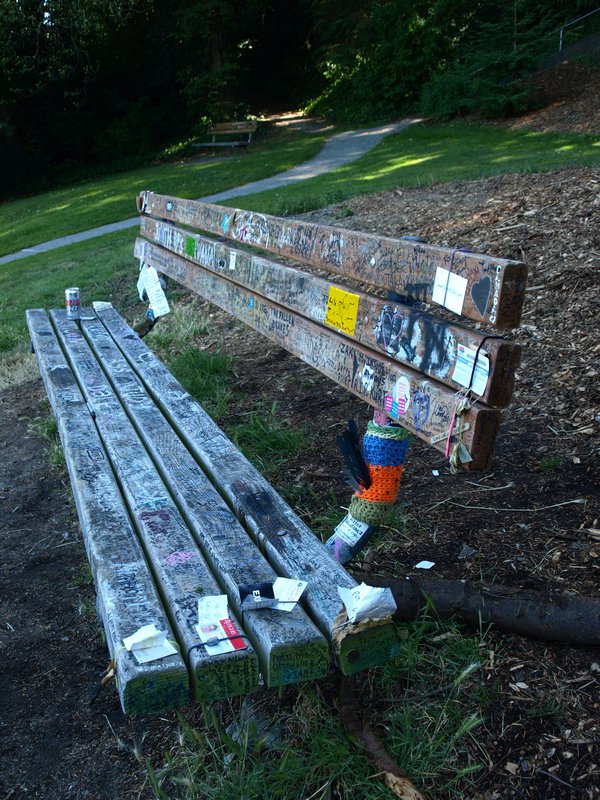 Kurt Cobain's bench
