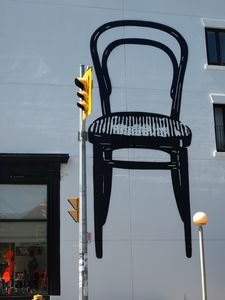 Chair on the wall