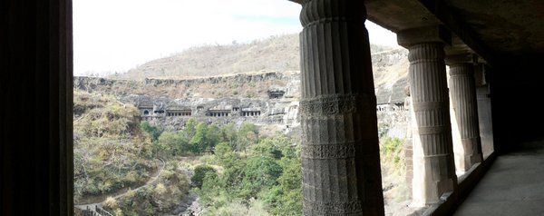 Panoramica de Ajanta