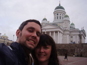 Alan and Aoife in Senate Square