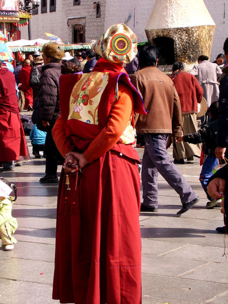 A colourful pilgrim