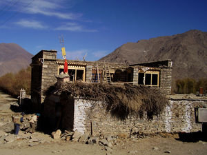 A Tibetan farmhouse