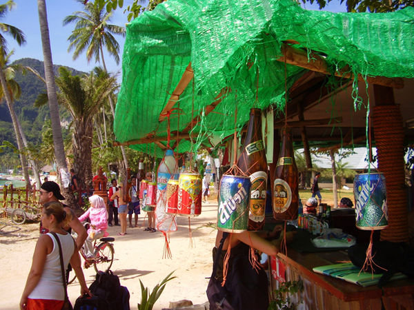 Beach bar on Phi-phi