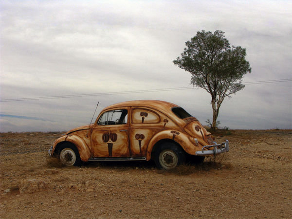 Derelict VW Beetle, Silverton