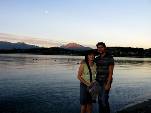 Us at sunset, Lake Wanaka