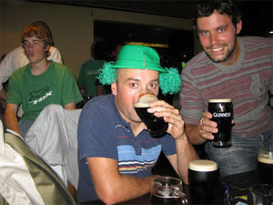 Alan, Sean, Guinness