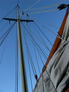 The Wanderer's mast