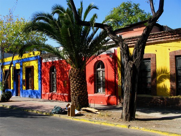 Colourful Bellavista houses