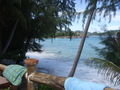 the view from the lads Coconut Beach resort
