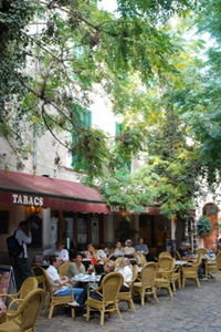 One of the Cafes in the Center of Town
