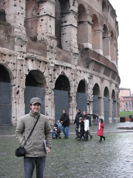Me infront of the ancient Colloseum! 