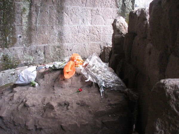 Julius Caeser's cremation site